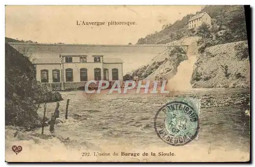 Cartes postales l&#39Auvergne Pittoresque L&#39usine Du Barage De La Sioule