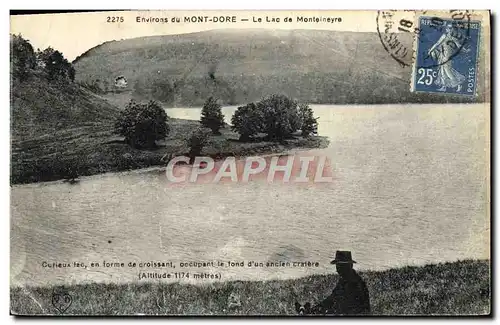 Ansichtskarte AK Environs Du Mont Dore Le Lac De Monteineyre