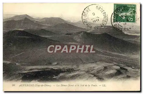 Cartes postales Auvergne Les Domes Nord Et Le Nid De La Poule