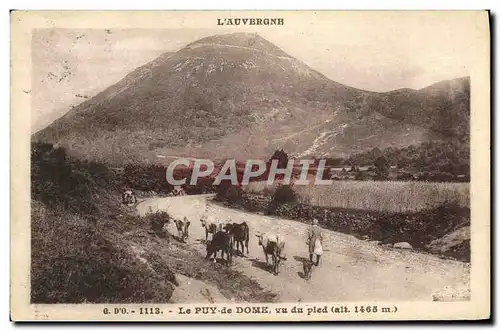 Cartes postales L&#39Auvergne Le Puy De Dome Vu du Pled Vache