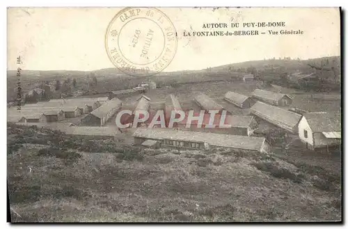 Cartes postales Autour Du Puy De Dome La Fontaine Du Berger Vue Generale