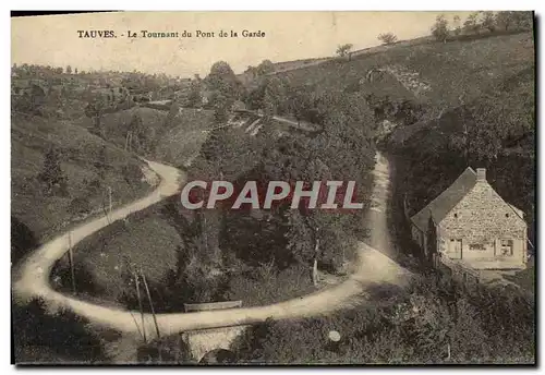 Cartes postales Tauves Le Tournant Du Pont De La Garde