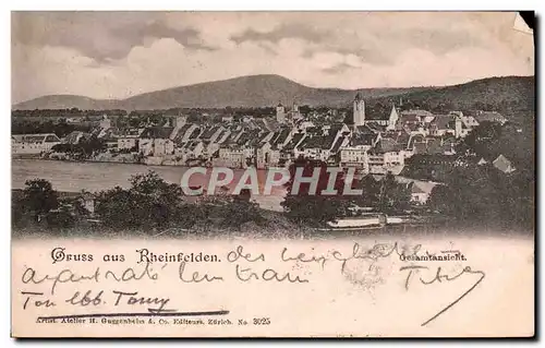 Cartes postales Gruss aus Rheinfelden Carte 1899