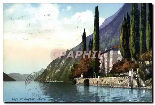 Ansichtskarte AK Lago di Lugano Oria Villa Marchese Brusati
