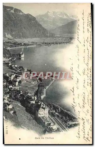 Cartes postales Chateau de Chillon Baie de