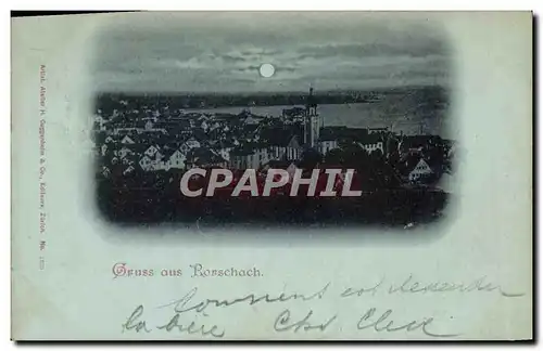 Cartes postales Gruss Aus Rorschach Carte 1898