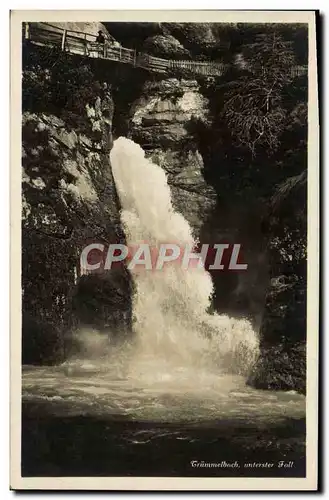 Ansichtskarte AK Lauterbrunnen Trummelbach