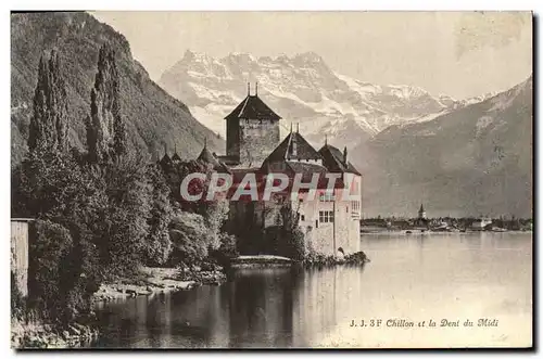 Cartes postales Chillon et la Dent du Midi