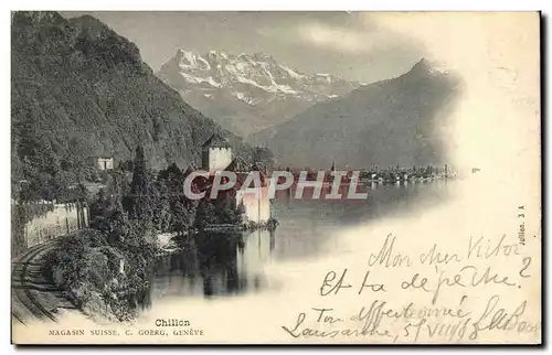 Cartes postales Chillon et la Dent du Midi