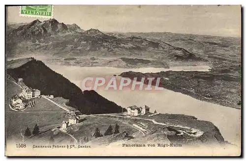 Cartes postales Geneva Panorama Von Rigi Kulm