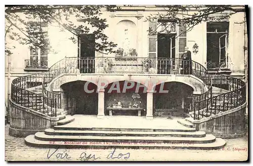 Cartes postales Paris Escalier de Henri IV dans l&#39hotel de Colbert de Villacort