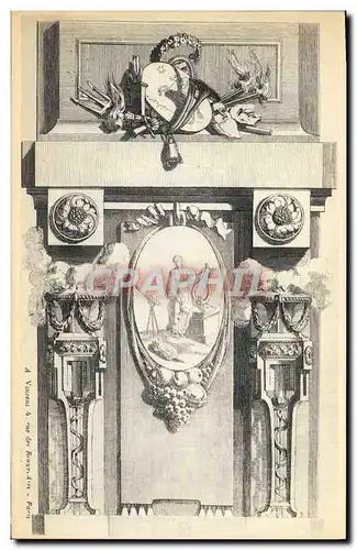 Cartes postales Fantaisie Decor antique