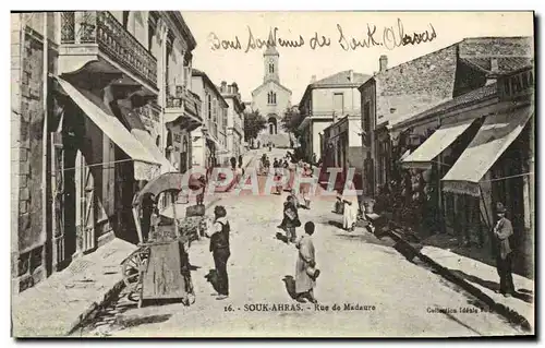 Cartes postales Souk Ahras Rue de Madaure