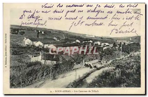 Cartes postales Souk Ahras Les Casernes de Tiffech Militaria