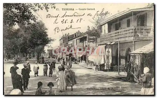 Cartes postales Tebessa Cours Carnot