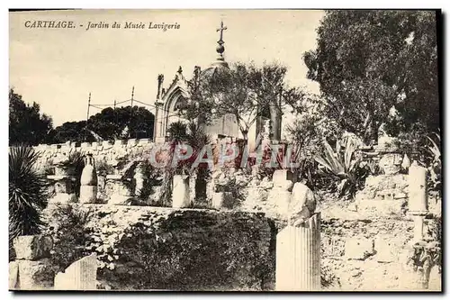 Ansichtskarte AK Carthage Jardin du Musee Lavigerie