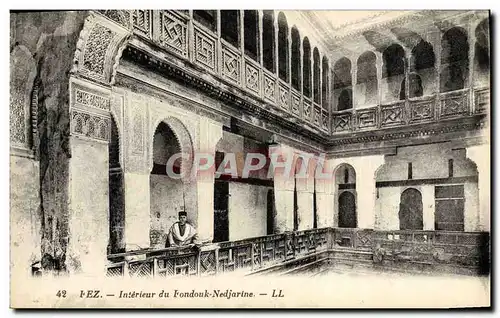 Cartes postales Fez Interieur du Fondouk Nedjarine