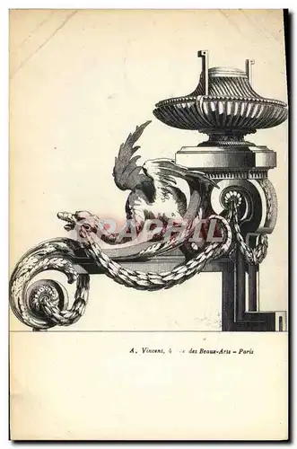 Cartes postales Decor antique Dragon