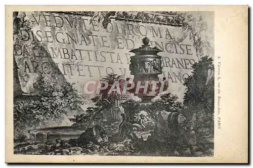 Cartes postales Fantaisie Decor antique