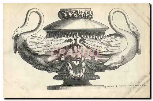 Cartes postales Fantaisie Decor antique