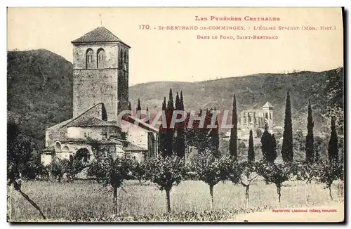 Ansichtskarte AK Les Pyrenees Centrales St Bertrand De Comminges L&#39Eglise St Just