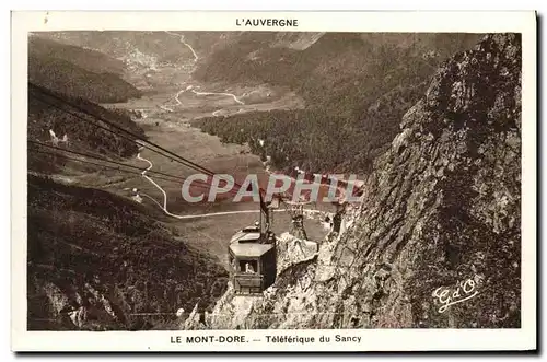 Cartes postales L&#39Auvergne Le Mont Dore Teleferique Du Sancy