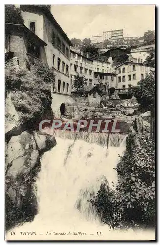 Cartes postales Thiers La Cascade De Salliers