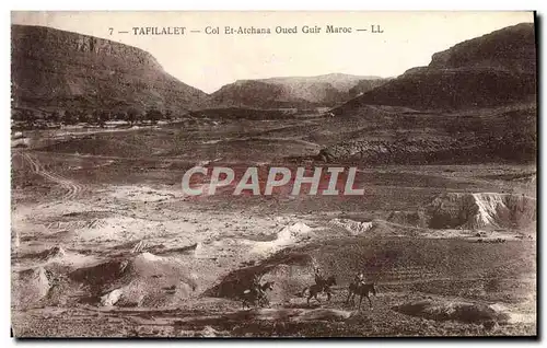 Cartes postales Tafilalet Col Et Atchana Oued Guir Maroc