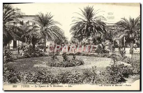 Ansichtskarte AK Tunis Le Square De La Residence