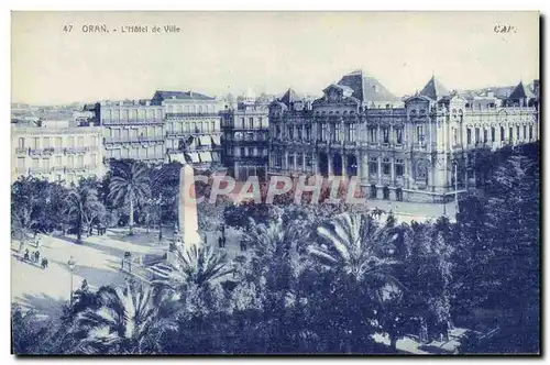 Cartes postales Oran L&#39Hotel De Ville