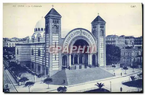 Cartes postales Oran La Cathedrale