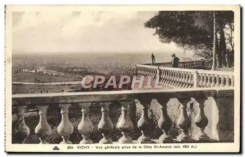 Cartes postales Vichy Vue Generale Prise De La Cote St Amand