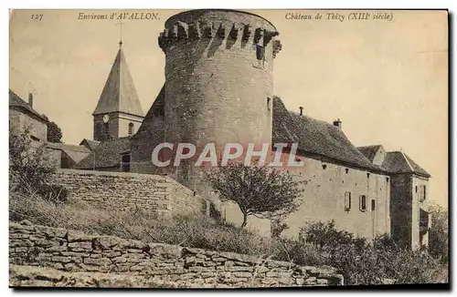 Cartes postales Environs D'Avallon Chateau De Thizy