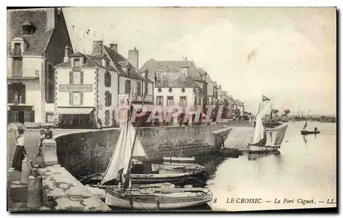 Cartes postales Le Croisic Le Port Ciguet Bateaux