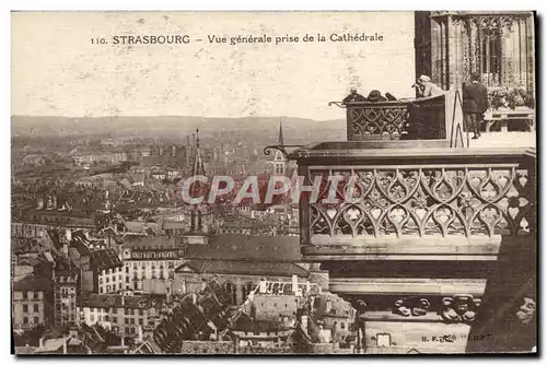 Cartes postales Strasbourg Vue Generale Prise De La Cathedrale