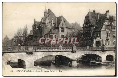 Cartes postales Strasbourg Ecole De Jeunes Filles