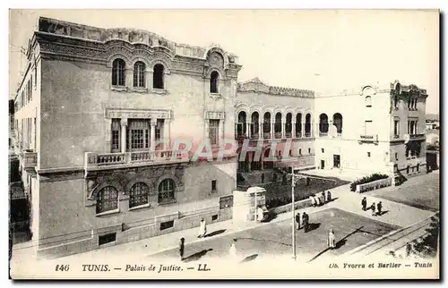 Ansichtskarte AK Tunis Palais De Justice