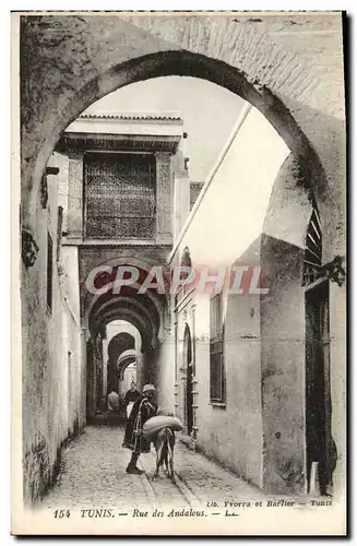 Cartes postales Tunis Rue Des Andalous