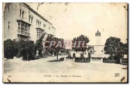 Cartes postales Tunis Le Bardo La Mosquee