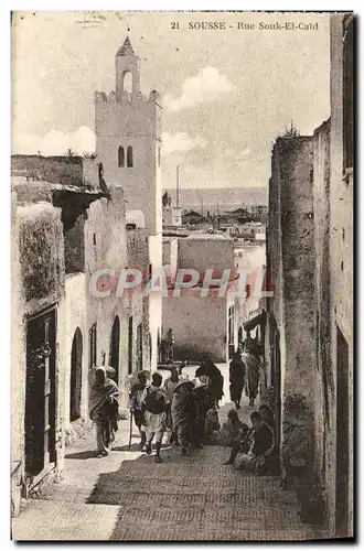 Cartes postales Sousse Rue Souk El Cald