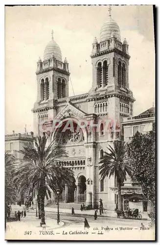 Cartes postales Tunis La Cathedrale