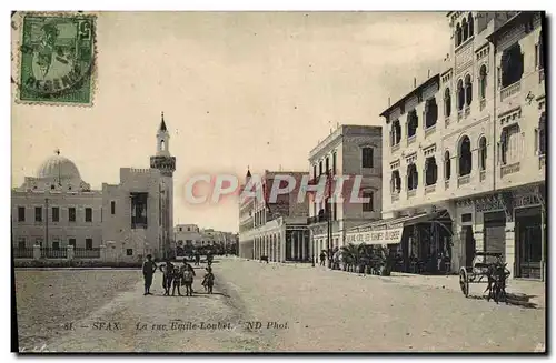 Cartes postales Sfax La Rue Emile Loubet