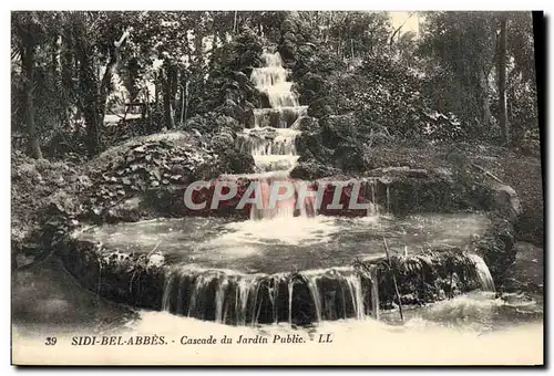 Cartes postales Sidi Bel Abbes Cascade Du Jardin Public