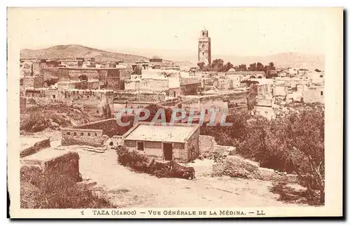 Cartes postales Taza Vue Generale De La Medina