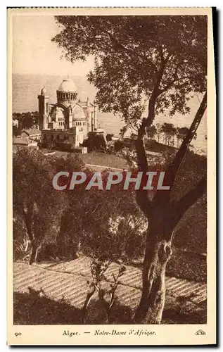 Cartes postales Alger Notre Dame d&#39Afrique