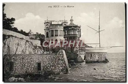 Cartes postales Nice La Reserve Bateau Restaurant