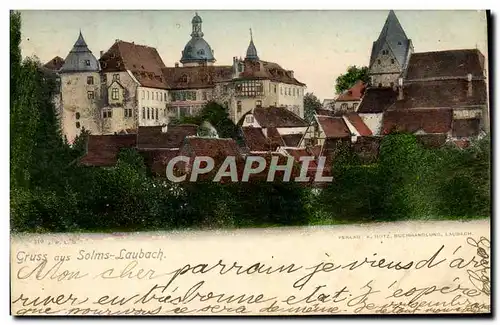 Cartes postales Gruss Aus Solms Laubach