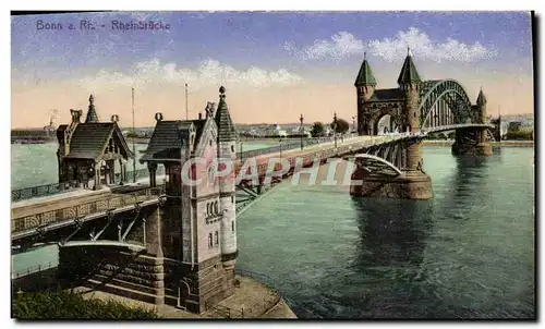 Cartes postales Bonn A Rh Rheinbrucke