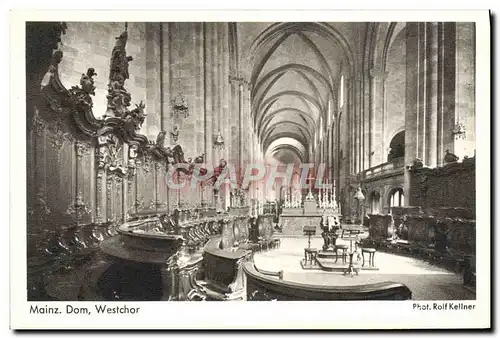 Cartes postales Mainz Dom Westchor