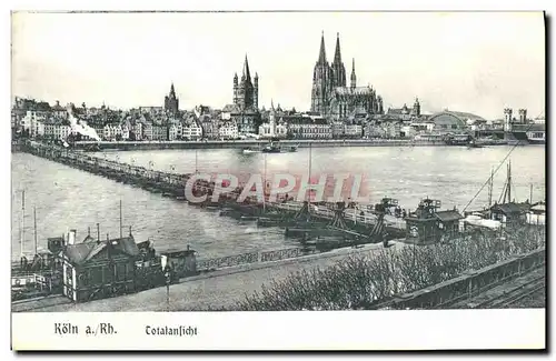 Cartes postales Koln A Rh Totalansicht